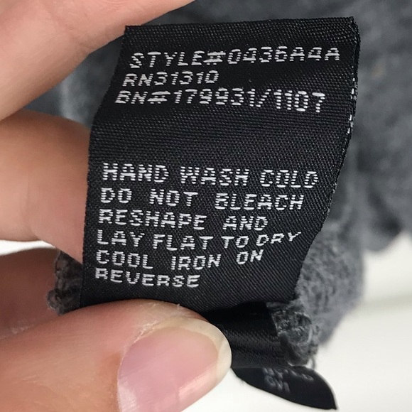 AGB Grey Poncho Cape Cowell Neck Top Size M - Picture 5 of 8